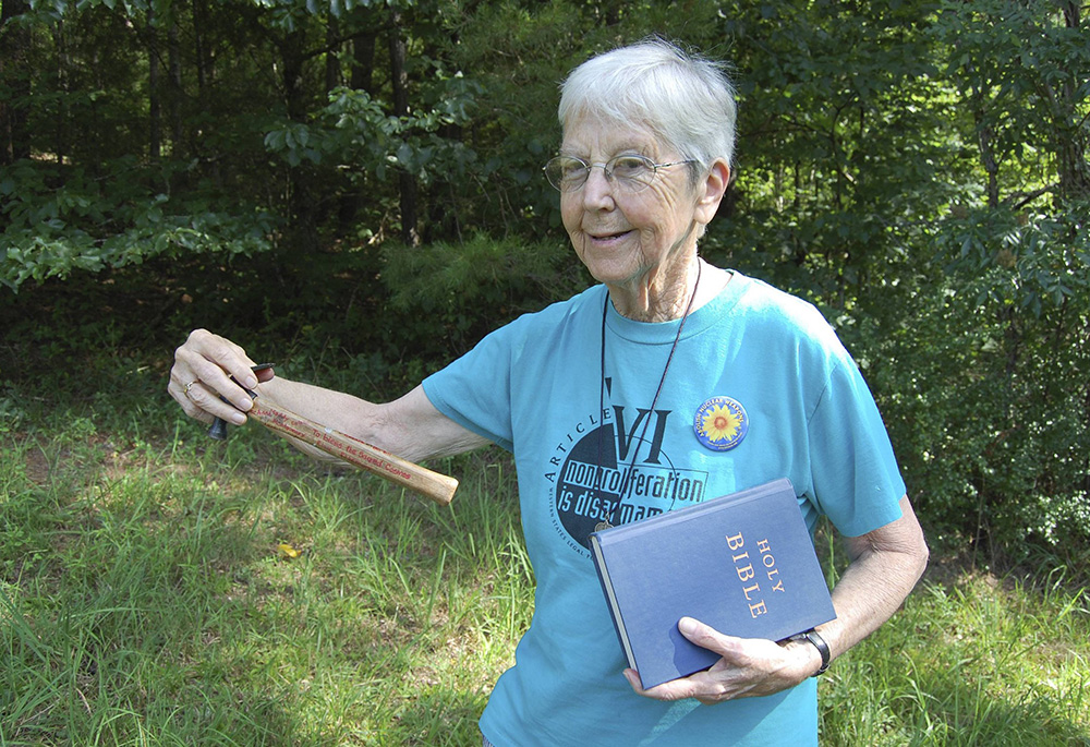 Sr. Megan Rice, a member of the Sisters of the Holy Child, and two fellow protesters broke into the primary storehouse for bomb-grade uranium in the U.S. in July 2012 in Oak Ridge, Tennessee. (CNS)