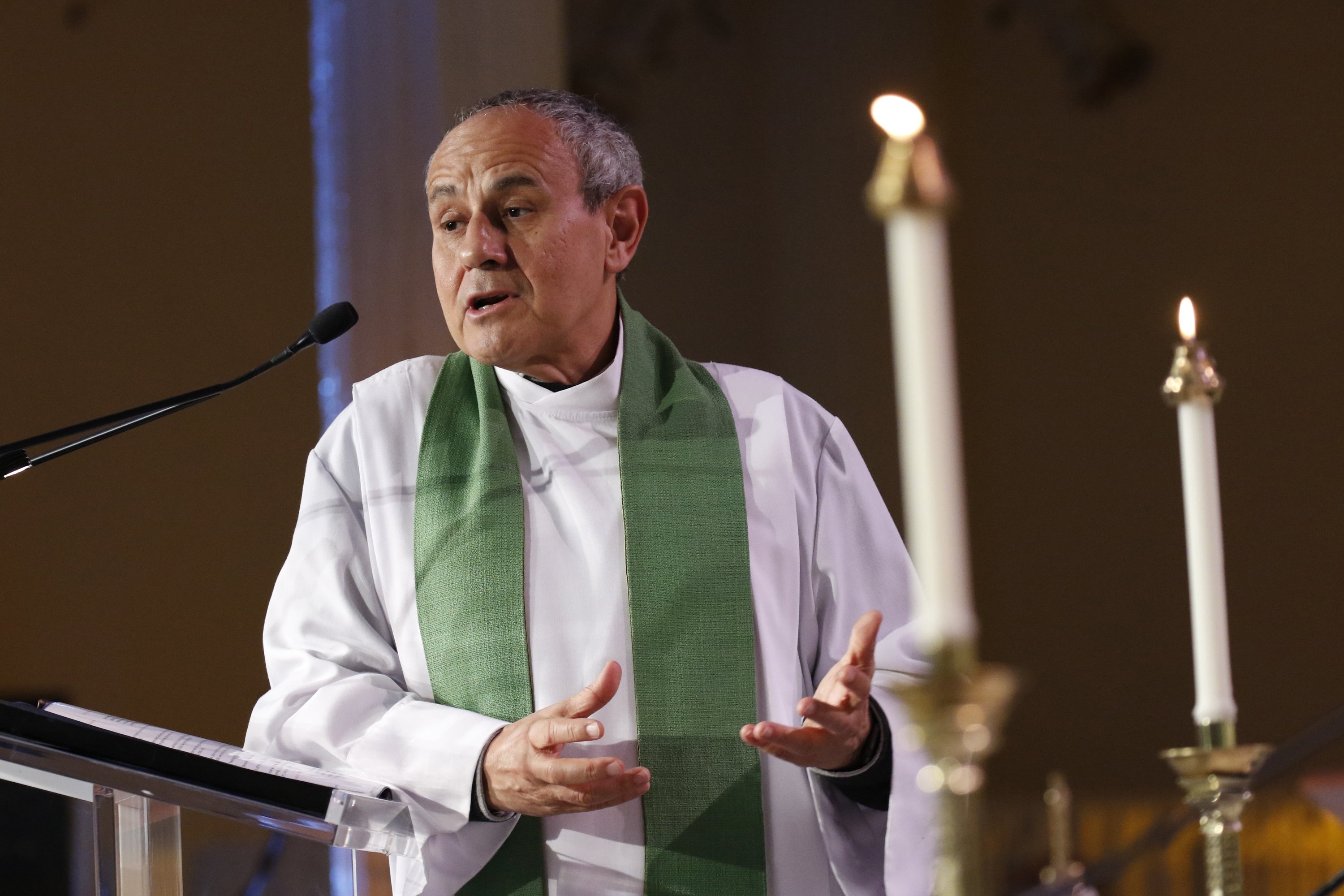 Father Julián Carrón is pictured in New York City in this Jan. 15, 2017, file photo. (CNS photo/Gregory A. Shemitz)