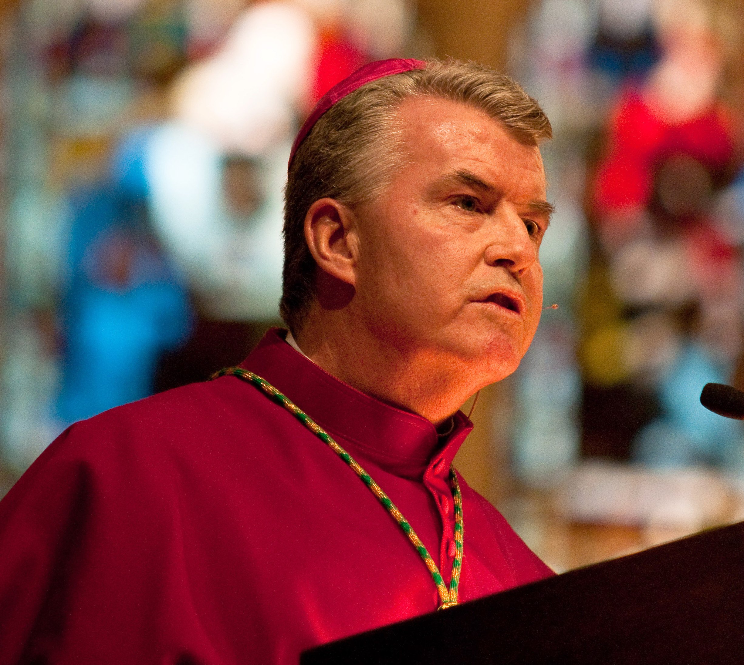 Bishop William McGrattan of Calgary, Alberta, vice president of the Canadian bishops' conference, is pictured in an undated photo. (CNS photo/Michael Swan, The Catholic Register)