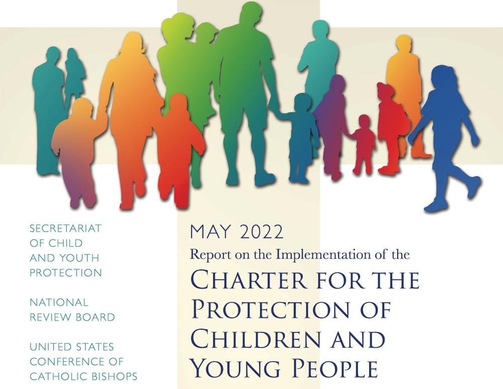 This is the cover of the U.S. bishops' 19th annual report on the implementation of the "Charter for the Protection of Children and Young People" by dioceses and eparchies. (CNS photo/courtesy USCCB)