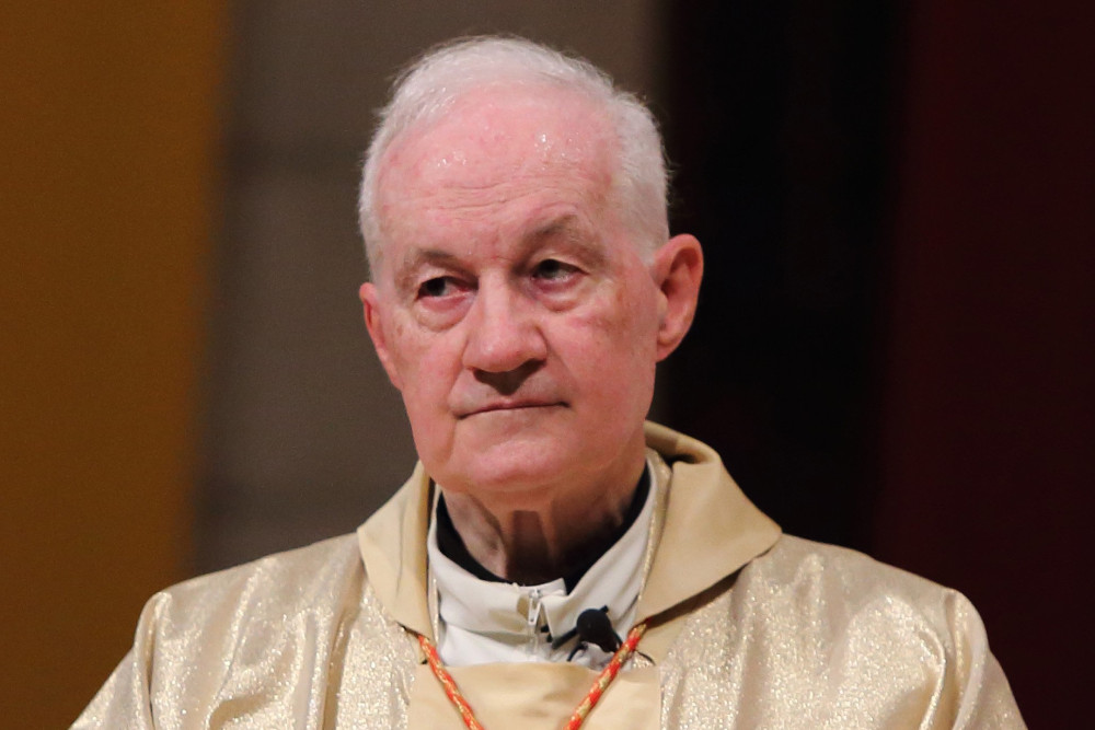 Cardinal Marc Ouellet, prefect of Vatican's Dicastery of Bishops, concelebrates Mass at the National Shrine of Sainte-Anne-de-Beaupré in Quebec in this July 26, 2018, file photo. (CNS/Presence/Philippe Vaillancourt)