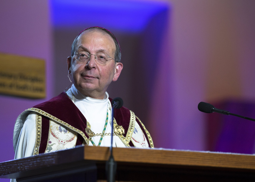 Baltimore Archbishop William Lori, seen in this 2018 file photo, is the chairman of the U.S. Conference of Catholic Bishops' Committee on Pro-Life Activities. (CNS photo/Tyler Orsburn)