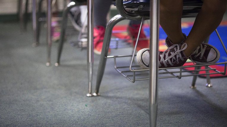 Students sit in a classroom in this 2018 file photo. (CNS photo/Tyler Orsburn)