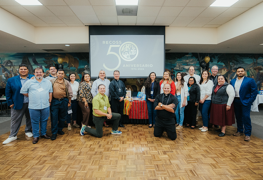 Directors of young adult ministries from around the RECOSS dioceses gather for a photograph at the 50th anniversary celebration. (Courtesy of RECOSS)
