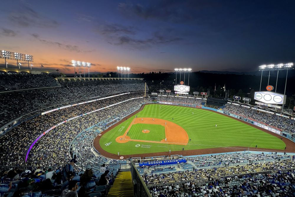 Dodger Stadium in Los Angeles 