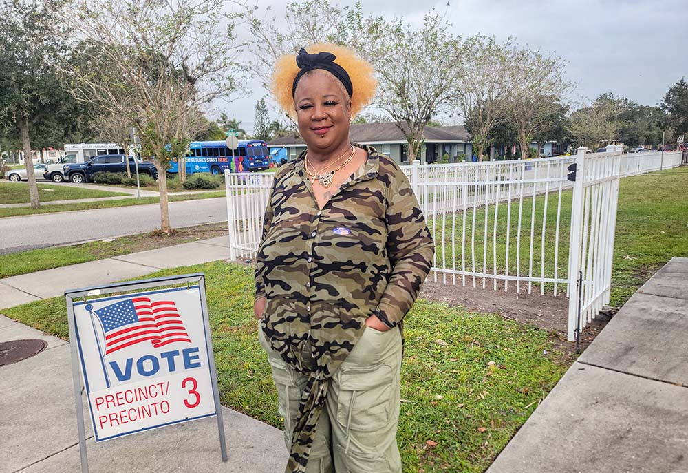 Kimberly Jackson Brown in Indiantown, Florida (NCR photo/Gail DeGeorge)