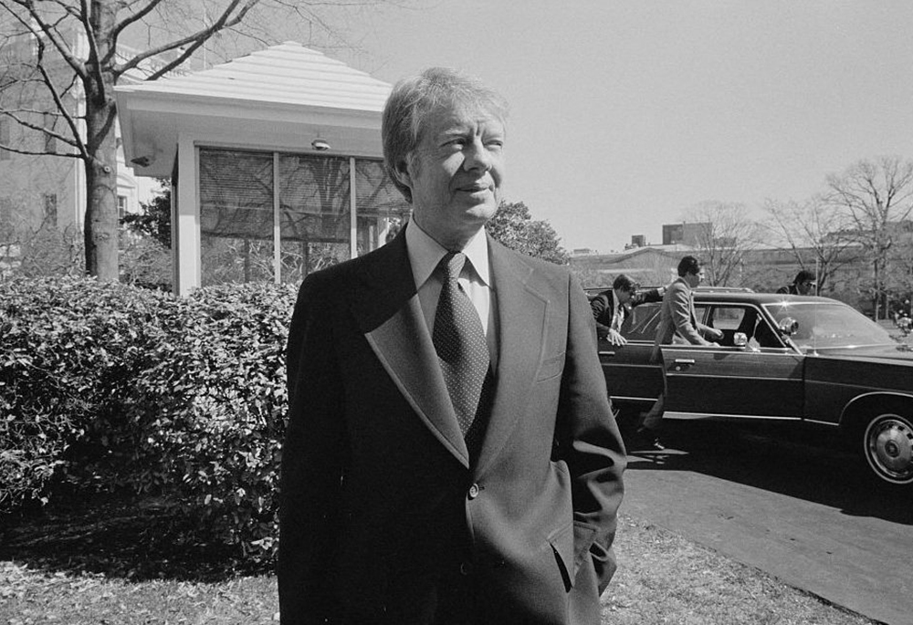 Then-President Jimmy Carter poses at the White House in Washington March 8, 1977. Carter died Dec. 29, 2024, at 100, at his home in Plains, Georgia. (OSV News/Marion S. Trikosko, Library of Congress via Reuters)