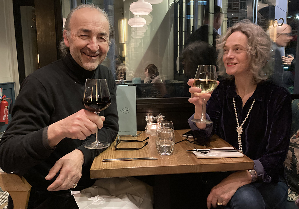 Fr. Clive Dytor is pictured with his wife Sarah. (Courtesy of Clive Dytor)