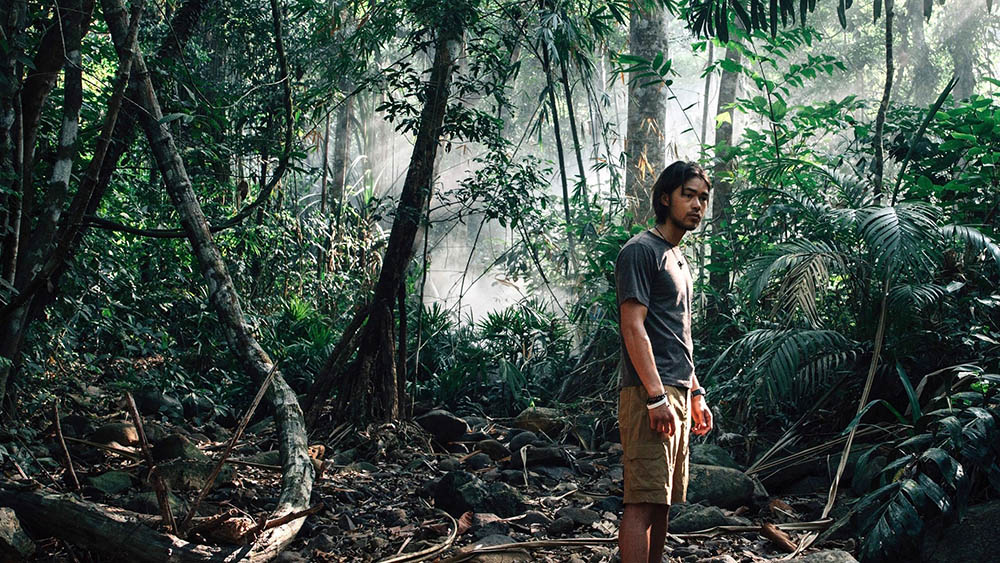 Sky Yang in "Last Days," a dramatic retelling of the life of missionary John Allen Chau who was killed in 2018 while proselytizing the inhabitants of a North Sentinel Island tribe. (Sundance Institute/Tanasak "Top" Boonlam)