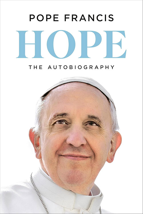 The cover of "Hope," Pope Francis' autobiography