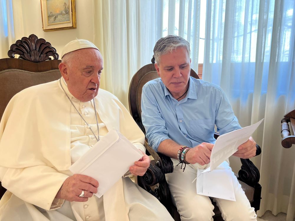 Pope Francis and Juan Cruz