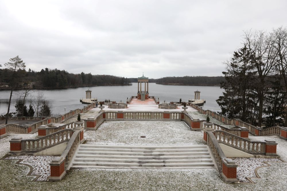 This photo, taken Jan. 2, 2019, shows part of the campus of Mundelein Seminary at the University of St. Mary of the Lake in Illinois, near Chicago. (CNS/Bob Roller)