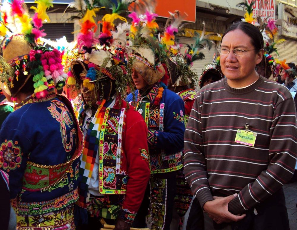 Floresmilo Simbaña, a former director of the Confederation of Indigenous Nationalities of Ecuador, said Indigenous movements call for bilingual education and land rights, but also protest the rising fuel and food prices that affect all Ecuadorian people. 