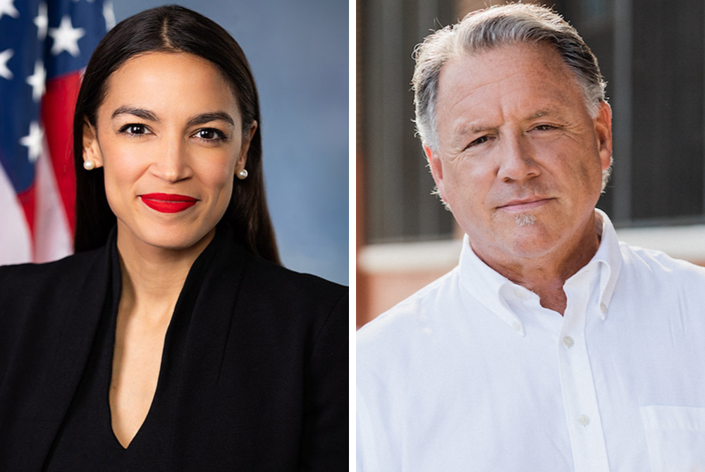 U.S. Rep. Alexandria Ocasio-Cortez and John Cummings (Franmarie Metzler/U.S. House Office of Photography, Provided Photo)