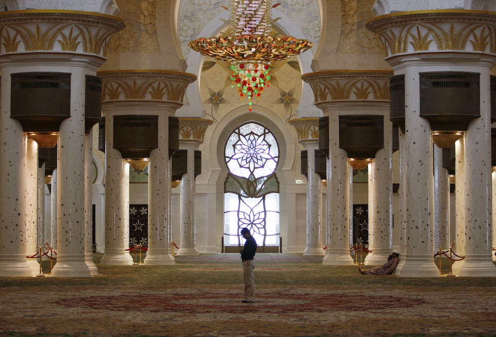 The Sheikh Zayed Mosque in Abu Dhabi, United Arab Emirates (CNS/Reuters/Ahmed Jadallah)