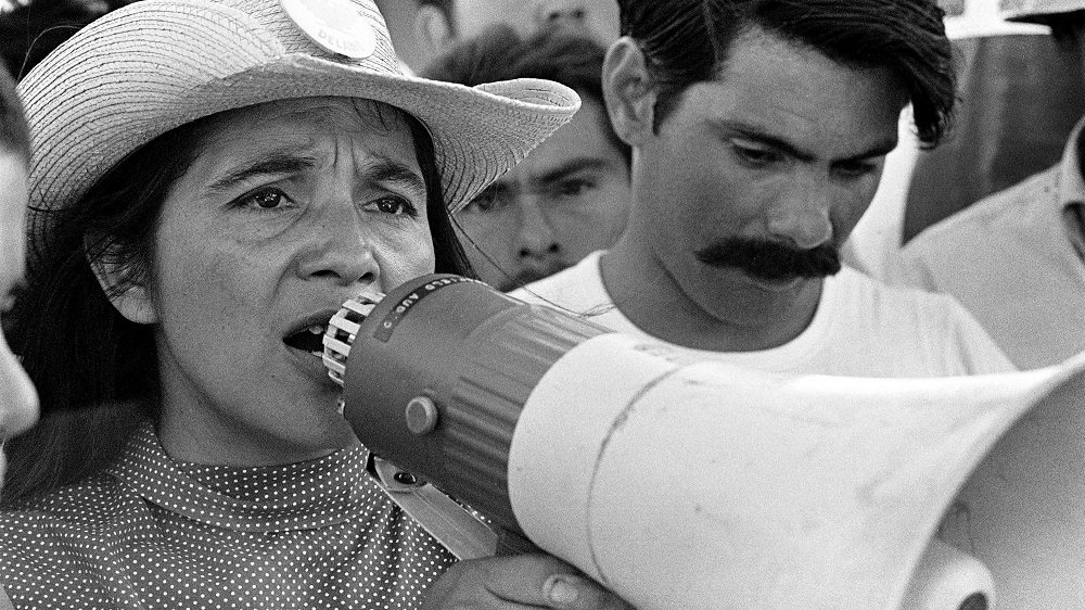 United Farm Workers leader Dolores Huerta in 1969