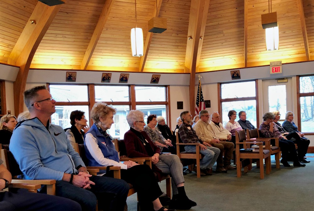 Mass ends the day for a meeting of more than 80 members of Catholics for Change in Our Church in the Pittsburgh Diocese. The group gathered in January to discuss issues of concern and develop priorities for the coming year. (Kevin Hayes)