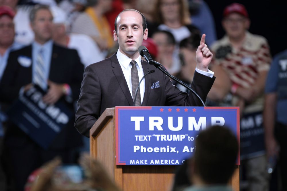 Stephen Miller Trump rally