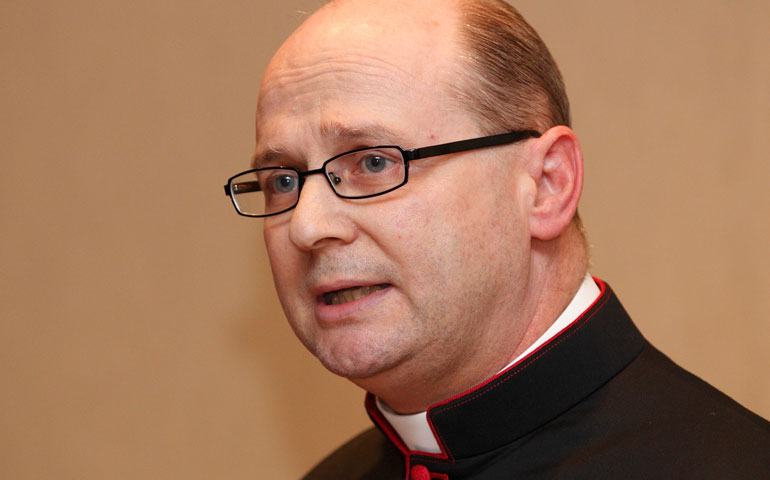 Msgr. Peter Wells at the Vatican in 2011 (CNS/Paul Haring)