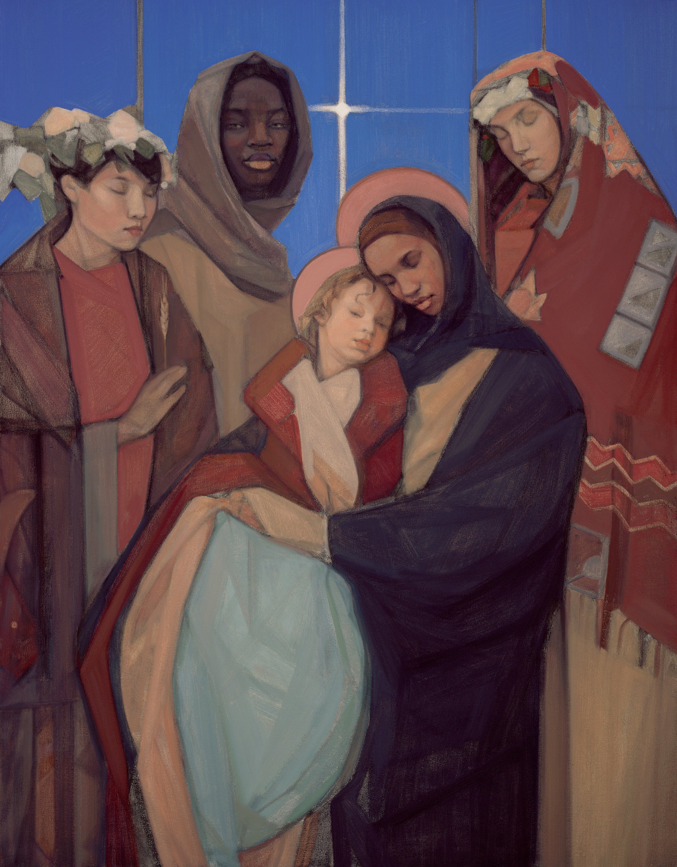 "Epiphany," ©2003 Janet McKenzie, www.janetmckenzie.com, Collection of Catholic Theological Union, Chicago, IL