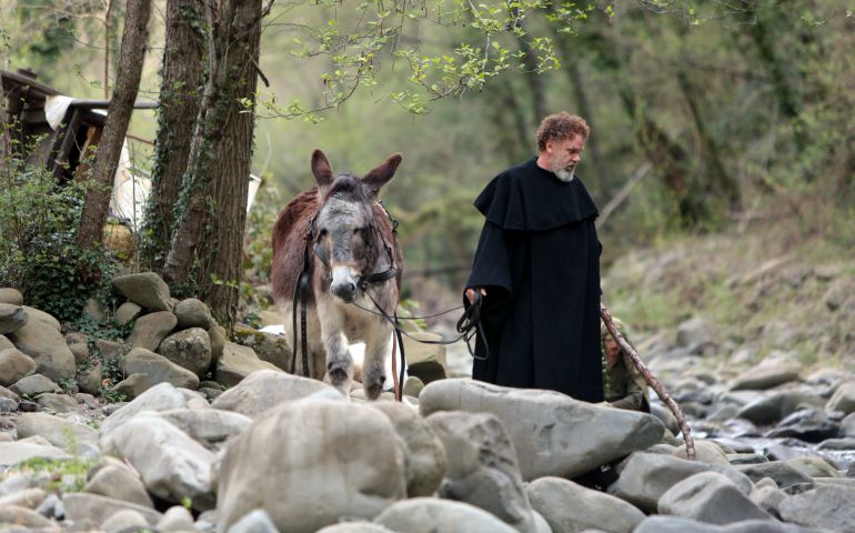 John C. Reilly plays Fr. Tomasso in "The Little Hours." (Brigade Marketing)