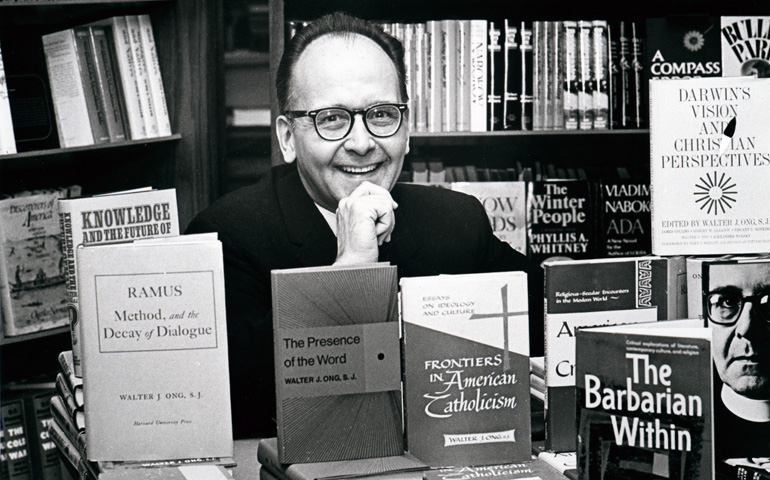 Jesuit Fr. Walter Ong (Courtesy of St. Louis University Libraries Special Collections/Richard Finke)