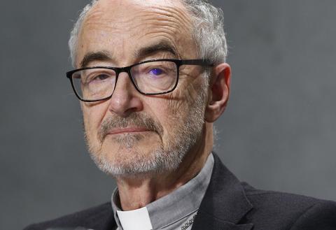 Cardinal Michael Czerny is pictured Feb. 12, 2020, at the Vatican. (CNS photo/Paul Haring)