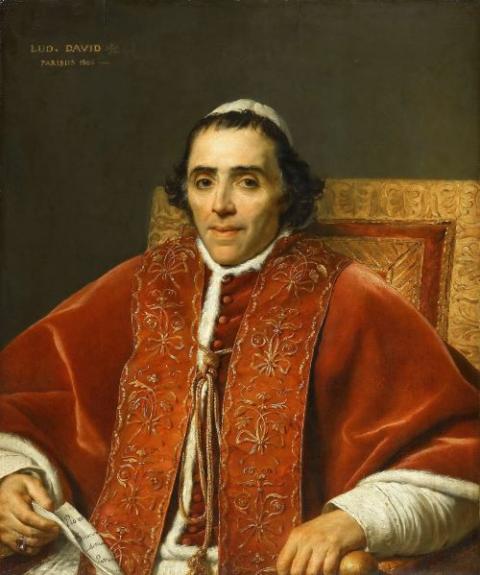 portrait of Pope Pius VII