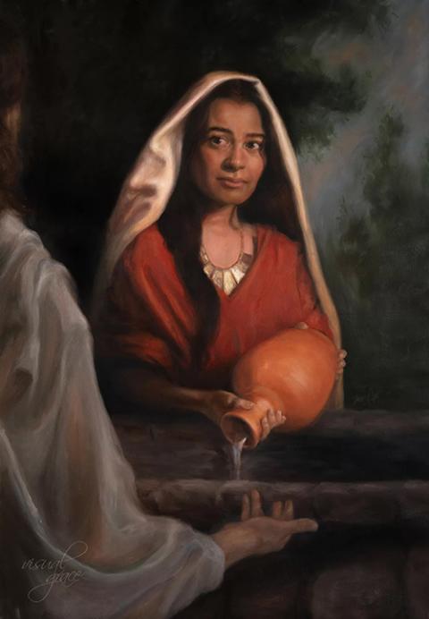 "The Well," an oil painting by Kate Capato, won second place in the show. (Courtesy of St. Edmund's Retreat)