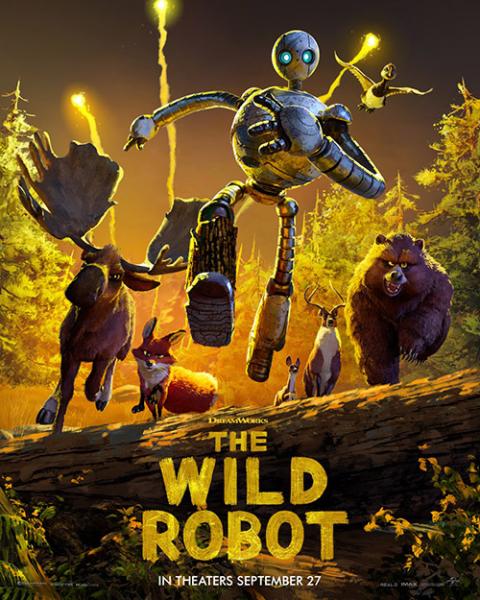 The official poster for "The Wild Robot" (OSV News/Dreamworks)