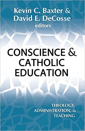 The cover to "Conscience and Catholic Education: Theology, Administration, and Teaching"