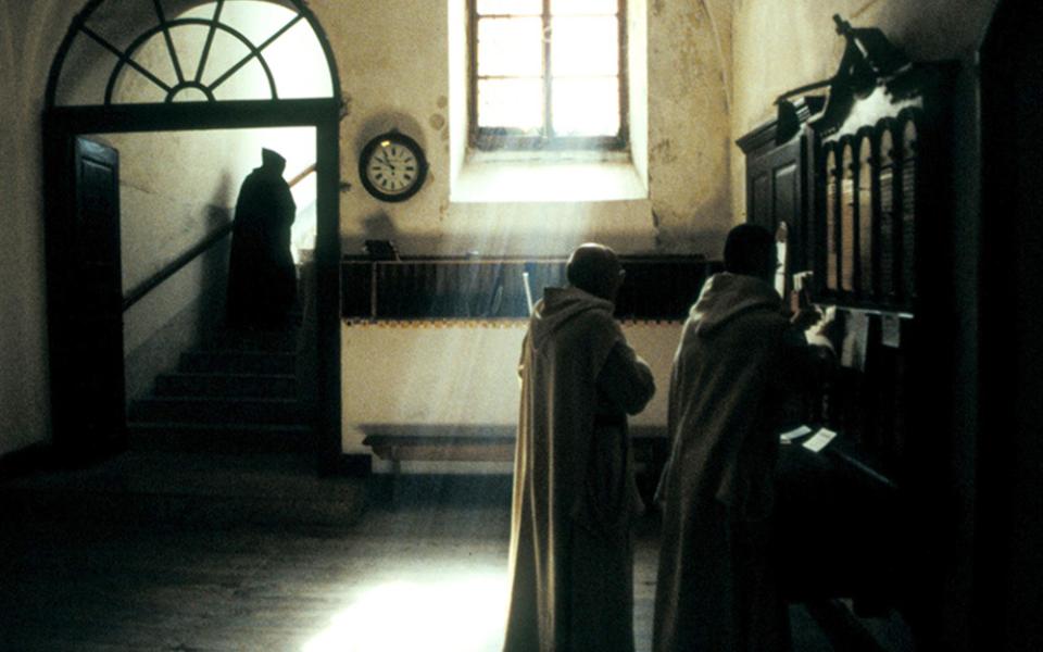 This is a scene from "Into Great Silence," a documentary by filmmaker Philip Groning about monks at a Carthusian monastery in the French Alps. (CNS/courtesy of Zeitgeist Films)