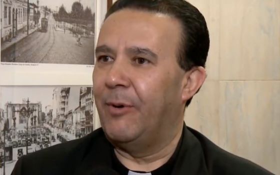 Bishop Tomé Ferreira da Silva of São José do Rio Preto, Brazil, resigned after a video of him exposing himself on an internet call went viral on social media Aug. 13, 2021. (CNS screenshot/REDEVIDA/YouTube)