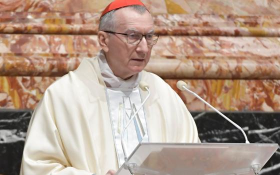 Cardinal Pietro Parolin, Vatican secretary of state, is pictured in a Jan. 1, 2021, photo. Media outlets that identify as Catholic must live "in a spirit of communion" with the pope, Cardinal Parolin said during a gala dinner for EWTN's Europe-based staff in Frascati, Italy, Oct. 19, 2022. (CNS/Vatican Media)