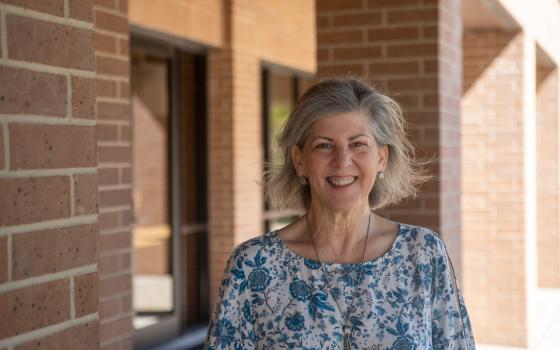 Charleen Katra, executive director of the National Catholic Partnership on Disability, is seen Oct. 21, 2022, during the partnership's conference at St. Ignatius of Loyola Catholic Church in Spring, Texas.