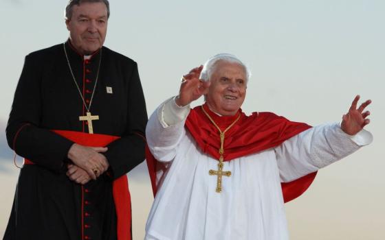 Cardinal Pell and Pope Benedict 