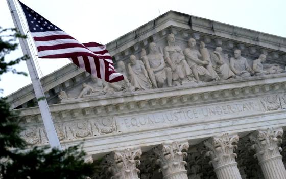 The U.S. Supreme Court, iseen in Washington Oct. 2, 2022, is scheduled to to hear oral arguments in Groff v. DeJoy April 18, 2023, a case that could have broad implications for employees seeking religious accommodations from their employers. Gerald Groff, an evangelical Christian and former U.S. Postal Service worker, says he was denied an accommodation to observe his Sunday Sabbath by not taking Sunday shifts. (OSV News photo/Elizabeth Frantz, Reuters)