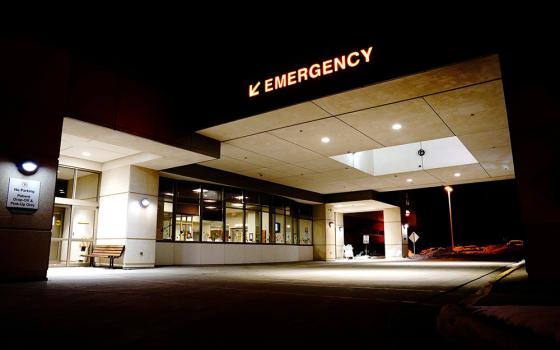 A file photo shows the entrance of an emergency room. The U.S. Supreme Court weighed a potential conflict between Idaho's abortion ban and federal law governing emergency health care heard during oral arguments April 24, 2024. (OSV News/Reuters/Bing Guan)