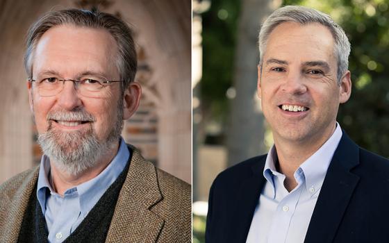 Richard B. Hays, left, and Christopher B. Hays, right. (Photos courtesy Duke, left, and Fuller, right)