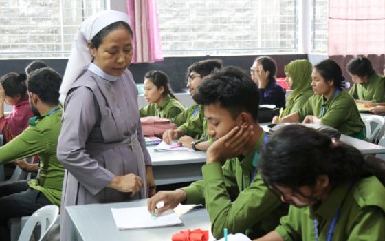 Sr. Leah Drong, 60, a sister of the Salesian Missionaries of Mary Immaculate, teaches at the Salesian Sisters' Nursing College in Mymensingh, Bangladesh.