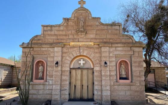 St. Charles Catholic Church in San Carlos, Arizona is located in the San Carlos Apache Tribe's capital in southeastern Arizona. 