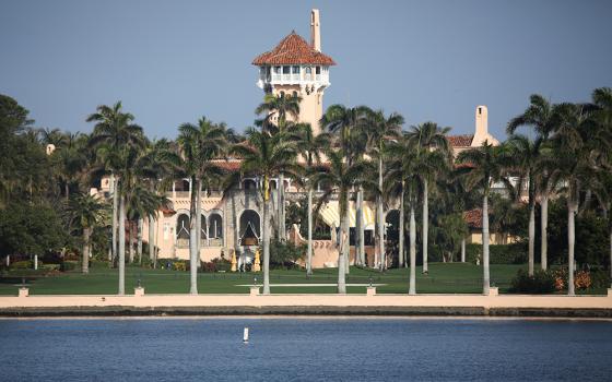 U.S. President Donald Trump's Mar-a-Lago resort is seen in Palm Beach, Fla., Feb. 8, 2021. (CNS/Reuters/Marco Bello)