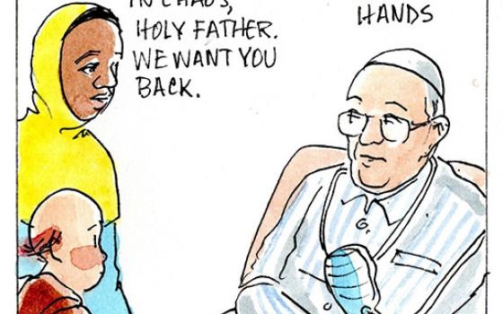 Francis, the comic strip: Francis, Gabby and Brother Leo discuss the importance of being a light in the world. 