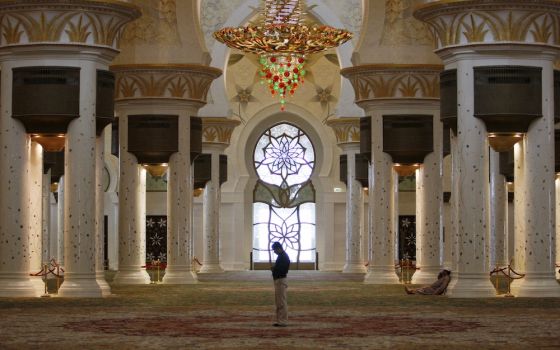 The Sheikh Zayed Mosque in Abu Dhabi, United Arab Emirates (CNS/Reuters/Ahmed Jadallah)