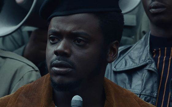 Daniel Kaluuya is Fred Hampton in "Judas and the Black Messiah." (Warner Bros. Pictures)