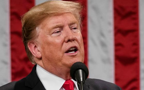 President Donald Trump delivers his second State of the Union address Feb. 5 at the Capitol in Washington. (CNS/Doug Mills, pool via Reuters)