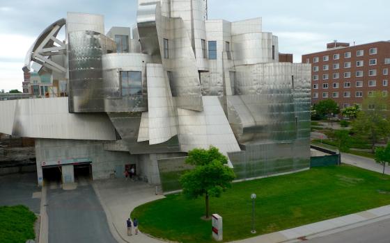 Frederick R. Weisman Art Museum building at the University of Minnesota in Minneapolis