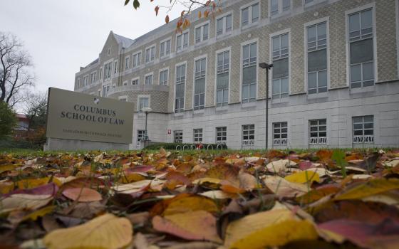 The Catholic University of America's Columbus School of Law in Washington is seen Nov. 13, 2020. (CNS/Tyler Orsburn)