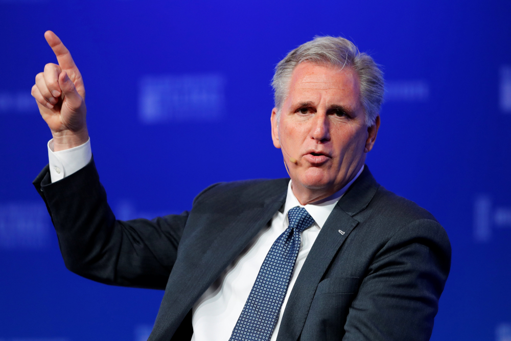 House Minority Leader Kevin McCarthy, R-California, is seen in Beverly Hills April 30, 2018. (CNS/Reuters/Mike Blake) 