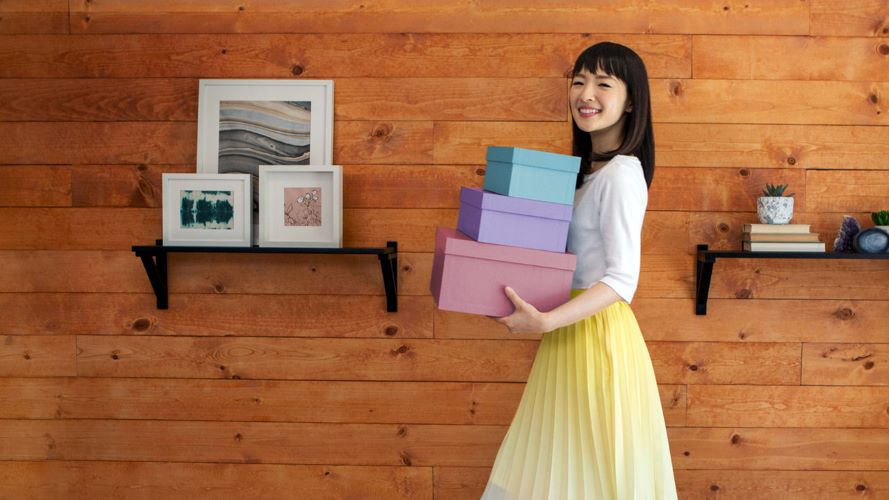 Marie Kondo for the Netflix show “Tidying Up.” Photo courtesy of Netflix